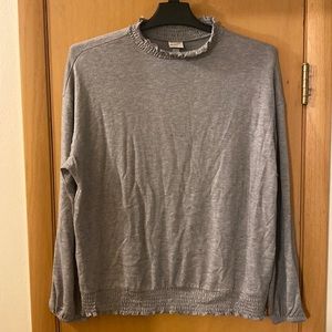 A new day Target Smock Neck Mock Neck Sweater Gray Size XXL 2XL